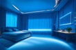 Blue room, Light style background