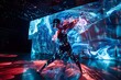 Futuristic Performance: A Spectacle of Music and Dance Enhanced by Technology