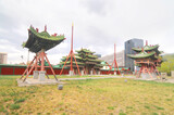 Fototapeta Do akwarium - The Bogd Khan Palace Museum in Ulaanbaatar, Mongolia