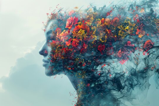 A cutting-edge digital piece that creatively fuses technology and art in a virtual space. AI-driven generative art.