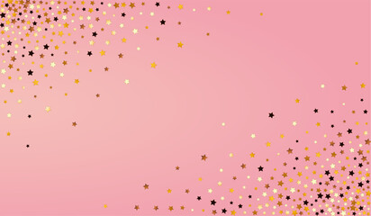 Wall Mural - gold_star_pink_background_101.eps