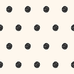 Poster - Graphic Seamless Pattern background. Monochrome Textile Fabric Swatch Template. Wrapping Paper Print. Wallpaper Minimalist Black and Beige Decor Layer. 