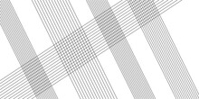 Trendy Gray Line Abstract Pattern High Resolution Illustration Vector. Abstract Background Wave Circle Lines. Elegant White Striped. Architecture Geometric Design. Thin Dark Lines On White  Background
