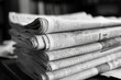Newspapers old pile newspaper news media press paper broadsheet stack