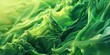 Abstract background, organic, flowing, vibrant green background 