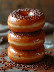 Sticker - bagel with cream cheese