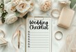 Wedding checklist for manage and planning organize 