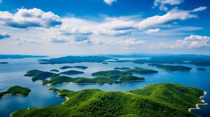 Wall Mural - Beautiful view of island