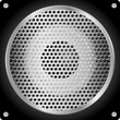 Audio speaker, vintage audio speaker icon. Vector, design illustration. Vector.