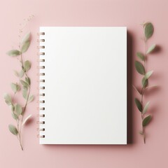 Poster - notebook with flower