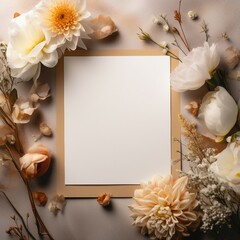 Sticker - frames with flowers