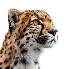 Sticker - Captivating Close Up of Powerful Predator s Intense Gaze in Wilderness Habitat