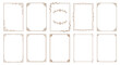 © HarutoTanaka88 - Retro ornamental frame, rectangle ornaments. Decorative vintage frames, borders.  Isolated icons vector set..eps