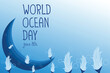 © rymarenko - Save World oceans day underwater banner