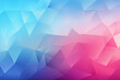 Abstract pink teal blue gradient low polygon shaped background, purple, blue, texture