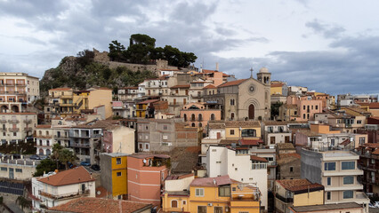 Wall Mural - views from Castelmola, Sicily, Italy