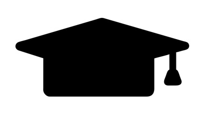 graduation cap and diploma vector illustration 