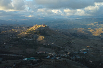 Sticker - Enna - the highest city in Sicily