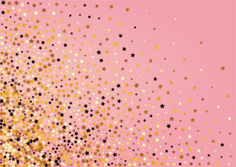 Wall Mural - gold_star_pink_background_40.eps