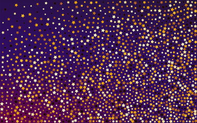 Wall Mural - gold_star_purple_background_71.eps