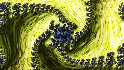 Wall Mural - 4k abstract multicolored motion graphics background. fractal sequence patterns 3d. for yoga or clubs