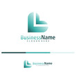 Letter L logo design vector. Creative Initial L logo concepts template