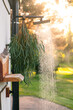 © Gillian Vann/Stocksy - outdoor shower