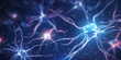 3d rendered illustration of active nerve cells, Sinfonía de redes neuronales