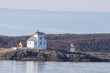 Prestpoeya old lighthouse at Helgeland