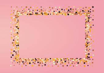 Wall Mural - gold_star_pink_background_27.eps