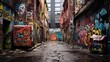 City's Hidden Canvas Graffiti Adorns 