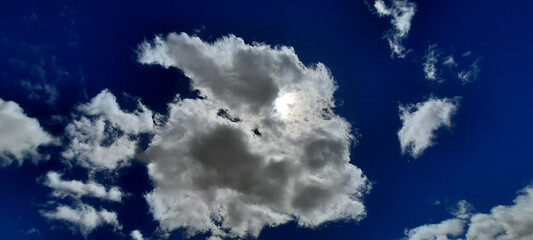 Wall Mural - clouds over the sky