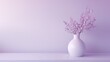 chic pastel lavender decor in contemporary interior design