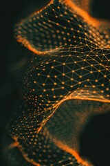 Poster - Information technology network  streamlined connection of particle waves in digital communication