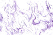 Violet and lavender marbled watercolor on white background.