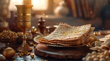 Happy Passover, Jewish Pesach Torah: A Joyous Celebration Of Tradition And Community, Marked By Festive Banners, Embracing The Historical And Religious Significance Of Exodus And Freedom