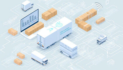 Digital Supply Chain Solutions, digital supply chain solutions with a diagram showing supply chain visibility, real-time tracking, and inventory optimization using digital technologies