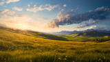 Fototapeta Na ścianę - Beautiful grassland background