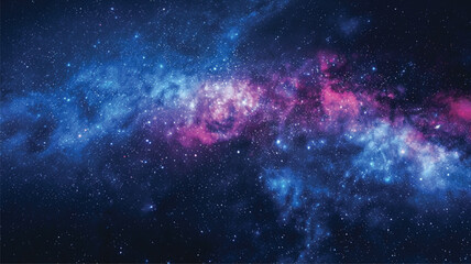 Wall Mural - nebula and galaxies in space. abstract cosmos galaxy background