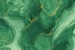 Green and gold marble texture