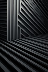 Aufkleber - Abstract background involving minimalistic linear patterns  AI generated illustration