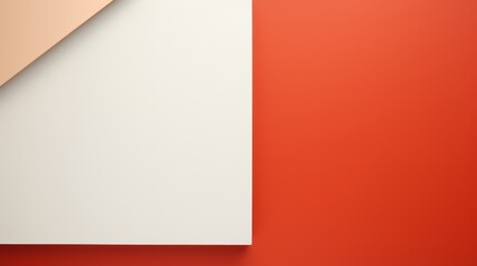 Leinwandbilder - An undemanding simplicity in an abstract background flat laid presentation from a top view with plenty of copy space  AI generated illustration