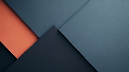 Leinwandbilder - An undemanding simplicity in an abstract background flat laid presentation from a top view with plenty of copy space  AI generated illustration