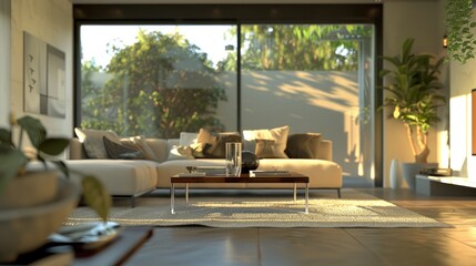 Poster - Modern living room interior