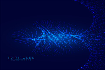 Wall Mural - abstract and glowing particle template a futuristic composition of technology
