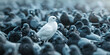 There are many birds standing together in a large group generative ai