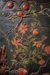 Beautiful low relief stucco flowers a002