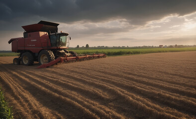 Wall Mural - agriculture farm backdrop , detailed