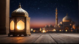 Fototapeta  - lantern islamic background