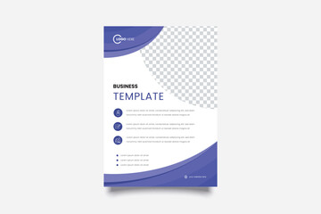 Poster - Corporate business flyer layout, Flyer cover design, Annual report, Corporate presentation, Digital marketing layout, Digital marketing flyer, Business brochure template design with mockup
